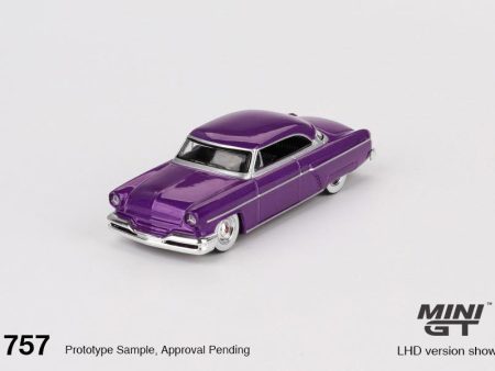 Mini GT 1:64 Lincoln Capri Hot Rod 1954 – Purple Metallic – MiJo Exclusives For Discount