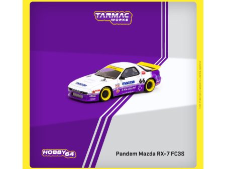 (Preorder) Tarmac Works 1:64 Pandem Mazda RX-7 FC3S- White Purple – Hobby64 Cheap