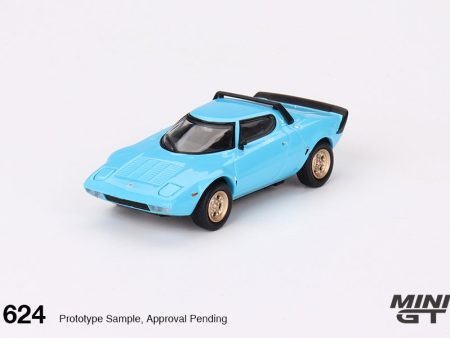 Mini GT 1:64 Lancia Stratos HF Stradale – Azzuro Chiaro – MiJo Exclusives Online Hot Sale