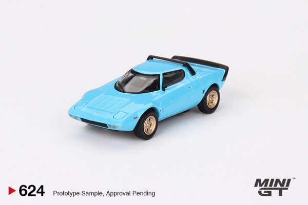 Mini GT 1:64 Lancia Stratos HF Stradale – Azzuro Chiaro – MiJo Exclusives Online Hot Sale