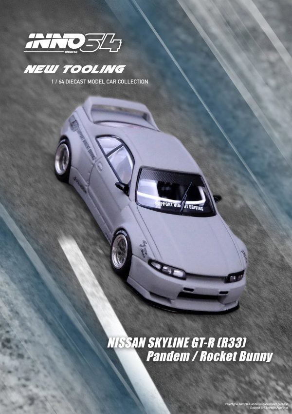 Inno64 1:64 NISSAN SKYLINE GT-R (R33) “Pandem   Rocket Bunny” Cement Online