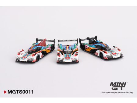 (Preorder) Mini GT 1:64 Porsche 963 Porsche Penske Motorsport 2023 24 Hrs. of Le Mans 3 Cars Set Limited Edition 3000 Sets For Sale