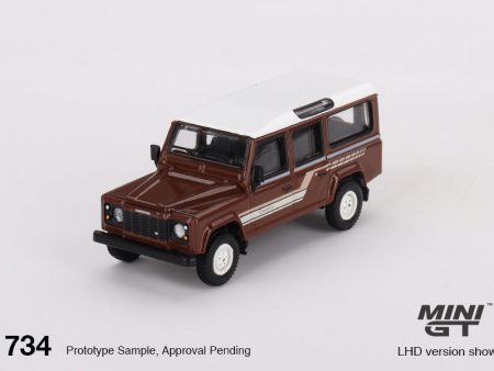 (Preorder) Mini GT 1:64 Land Rover Defender 110 1985 County Station Wagon – Russet Brown For Discount