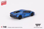 Mini GT 1:64 Lamborghini Revuelto – Blu Eleos – MiJo Exclusives Online