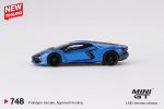 Mini GT 1:64 Lamborghini Revuelto – Blu Eleos – MiJo Exclusives Online