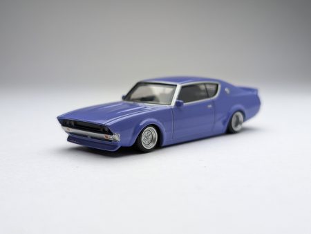 Aoshima 1 64 Grachan 1973 Nissan SKYLINE KENMERI 2DR PURPLE Hot on Sale