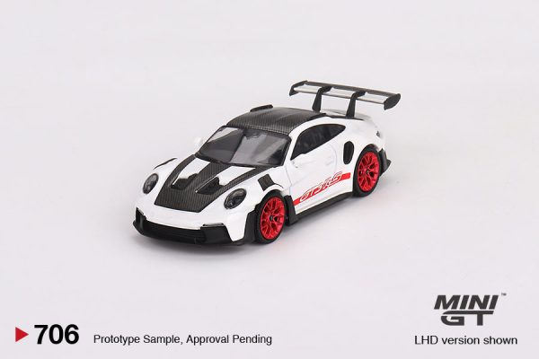 (Preorder) Mini GT 1:64 Porsche 911 (992) GT3 RS Weissach Package – White with Pyro Red- MiJo Exclusives For Cheap