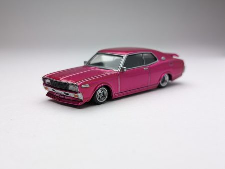 Aoshima 1 64 Grachan Nissan 130 Laurel LBWK Pink For Discount