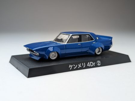 Aoshima 1 64 Gracan Collection 12 Nissan Kenmeri 4Dr Blue Fashion