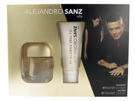 Women s Perfume Set Alejandro Sanz Mi acorde eres tú 2 Pieces (2 pcs) Online Hot Sale