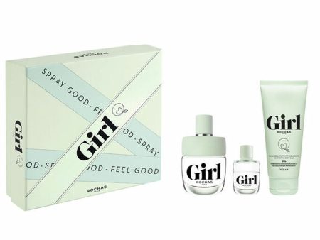 Women s Perfume Set Rochas Girl 3 Pieces Supply