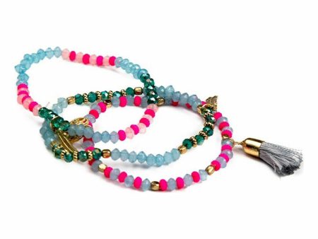 Bracelet Inca Pompoms (3 pcs) Online Hot Sale