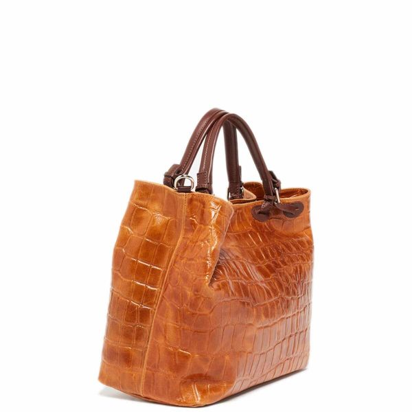 Women s Handbag Ábaco AS221LIVIAU006 Brown 39 x 32 x 14 cm Online Sale