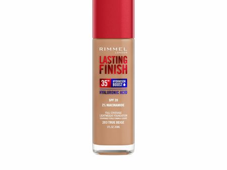 Crème Make-up Base Rimmel London Lasting Finish Nº 203 True Beige Spf 20 30 ml Online