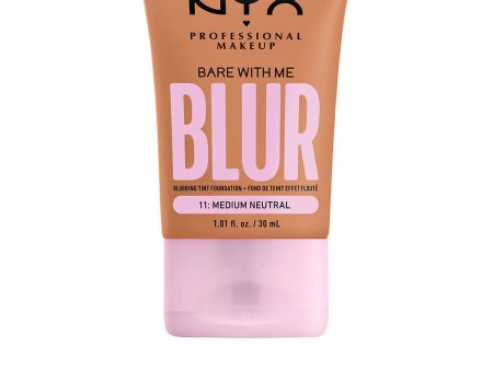 Crème Make-up Base NYX Bare With Me Blur Nº 14 Medium tan 30 ml Discount