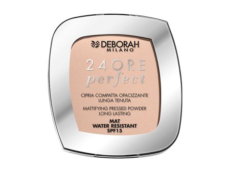 Compact Powders Deborah 24ore Perfect Nº 02 Light Rose Spf 15 For Sale