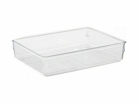 Drawer Organizer Multi-use Transparent Plastic 24 x 5,5 x 15,8 cm (36 Units) For Sale