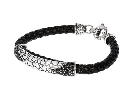 Men s Bracelet Albert M. WSOX00163.BLK Online Sale