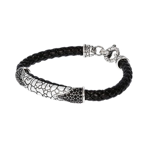 Men s Bracelet Albert M. WSOX00163.BLK Online Sale