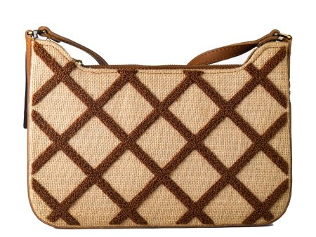 Women s Handbag Laura Ashley SALWAY-QUILTED-TAN Brown 28 x 17 x 7 cm For Sale