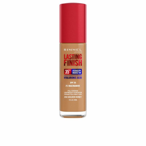 Crème Make-up Base Rimmel London Lasting Finish Nº 350 Golden Honey Spf 20 30 ml Online