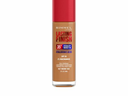 Crème Make-up Base Rimmel London Lasting Finish Nº 407 Warm Tan Spf 20 30 ml For Discount