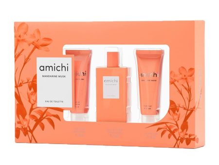 Women s Perfume Set Amichi Mandarine Musk 3 Pieces Discount