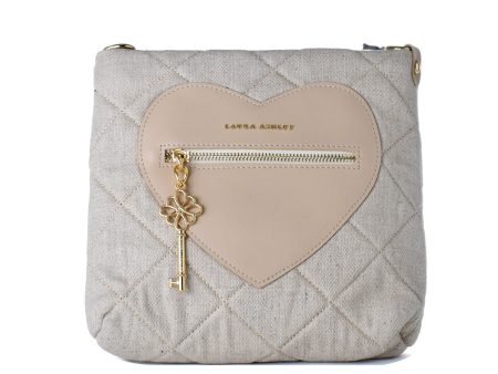 Women s Handbag Laura Ashley DIXIE-CREAM Grey 24 x 24 x 9 cm Fashion