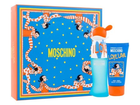 Women s Perfume Set Moschino EDT I Love Love 2 Pieces Hot on Sale