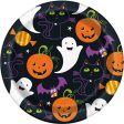 Cat & Pumpkin Round 7  Dessert Plates, 8ct Online Sale