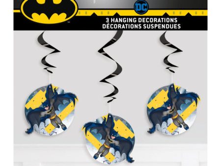 Batman Hanging Swirl Decorations, 26 , 3ct For Sale