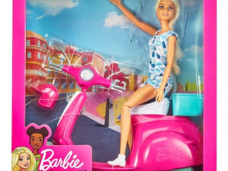 Barbie Doll and Scooter (4) Hot on Sale